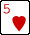 5 heart